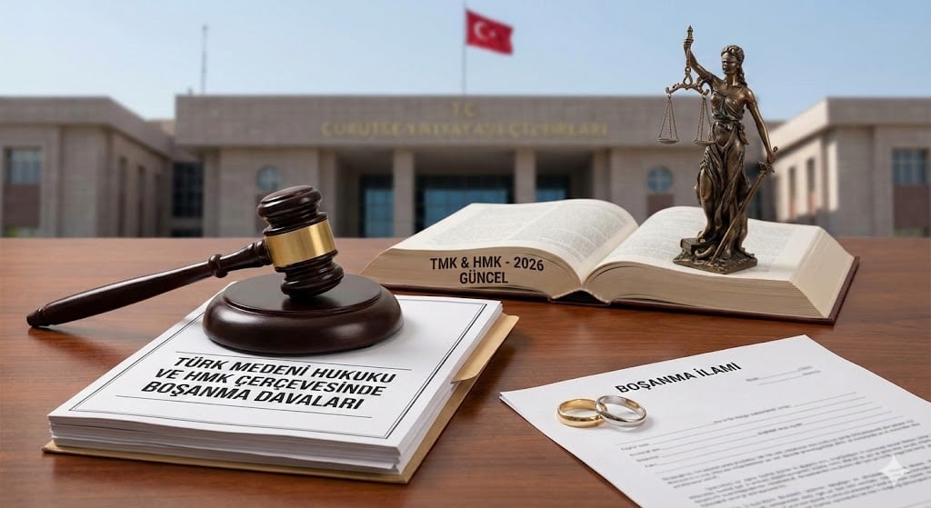 TÜRK MEDENİ HUKUKU VE HMK ÇERÇEVESİNDE BOŞANMA DAVALARI - Konya Avukat Aynur Çetin Hukuk Bürosu Yayın Görseli